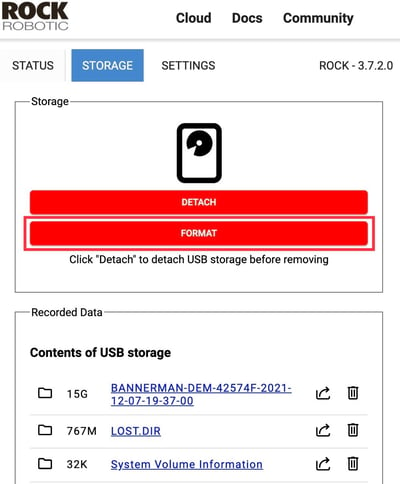 Format USB