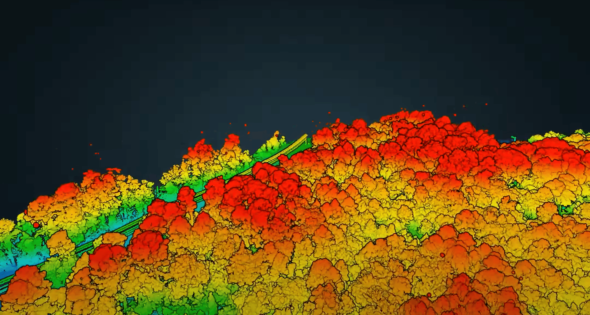 How does LiDAR intensity impact the accuracy of point clouds?